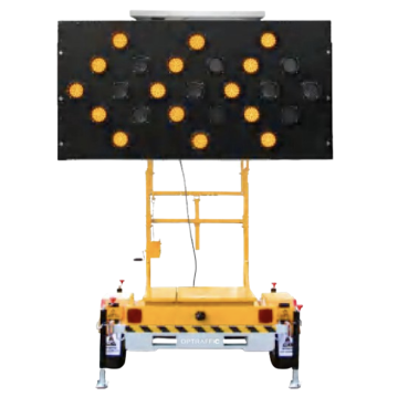 FF Trailer Mounted Arrow Board- 15 Lamp